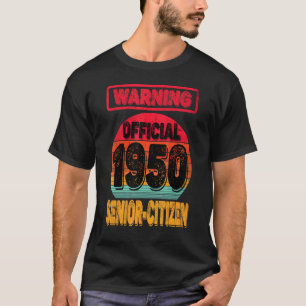 72e geboortedag geboren in 1950 Mannen vrouwen 72y T-shirt
