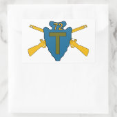 72e Infanteriebrigade Combat Team Rechthoekige Sticker (Tas)