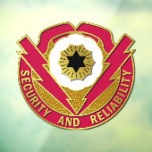 72e Ordnance Brigade Crest Window Cling Raamsticker (Vel 3)