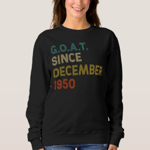 72e verjaardag 72 jaar oude geit sinds december 19 trui