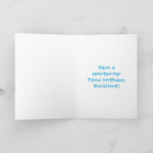 72e verjaardag: Fun Cake and Candles + Custom Name Kaart (Binnen)