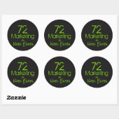 72logo marketing autocollant (Feuille)