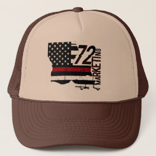 72marketing amincissent la ligne rouge casquette