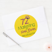72marketing logo autocollant collection Mardi Gras (Enveloppe)