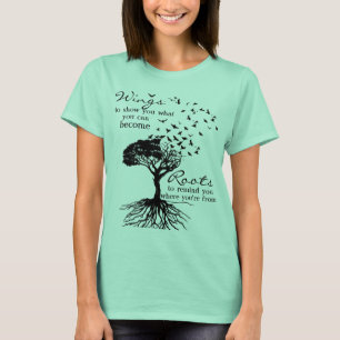 72Marketing Wings & Roots in Seafoam T-shirt