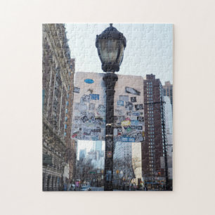 72nd Street Lampost Sign New York City NYC Legpuzzel