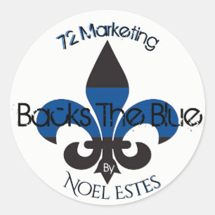 72sacs marketing Le Sticker Blue Collection