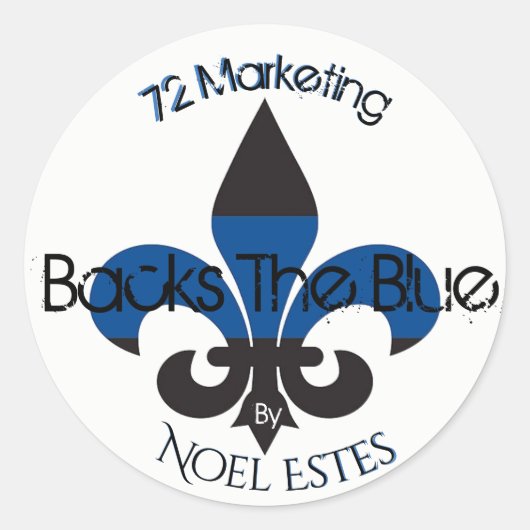 72sacs marketing Le Sticker Blue Collection (Devant)