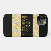 72ste verjaardag Case-Mate iPhone case (Achterkant (horizontaal))