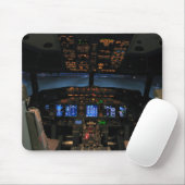 737 cockpit muismat (Met muis)