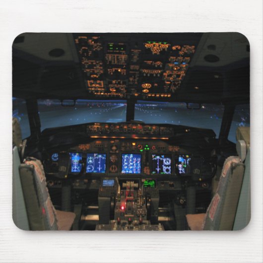 737 cockpit muismat (Voorkant)