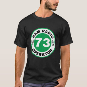 73 Ham Radio Operator Tshirt vert