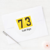 73 Ham Radio Stickers of naamlabels aanpassen (Envelop)