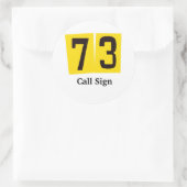 73 Ham Radio Stickers of naamlabels aanpassen (Tas)