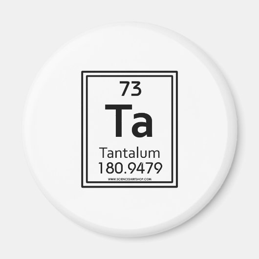 73 Tantalum Magneet (Voorkant)