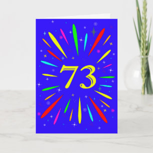 73e 'Birthday Explosion'-Kaart Kaart