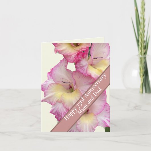 73e Jubileum bewerkbaar Kaart (Voorkant)