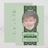 73e uitnodiging van de Partij van de Dagen Voeg ee (Voorkant / Achterkant)