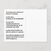 73e verjaardag - Leuk vuurwerk, Regenboog look "73 Briefkaart (Achterkant)