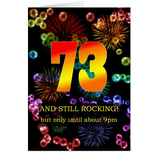 73e verjaardag nog steeds springend (Voorkant)