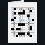 73rd Birthday, Crossword Puzzle<br><div class="desc">A great card for a crossword puzzle enthusiast. A 73rd birthday card that shows a crossword puzzle with the words 'Happy 73rd birthday' filled in. They will love this birthday card!</div>