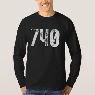 740 Netnummer Newark OH Mobiel Telefoon Netnummer T-shirt