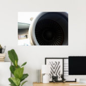 747 Motor Poster (Thuiskantoor)