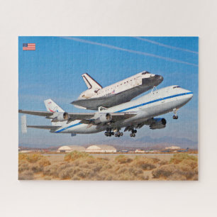 747 SPACE SHUTTLE CARRIER VLIEGTUIG (16x20 inch) Legpuzzel