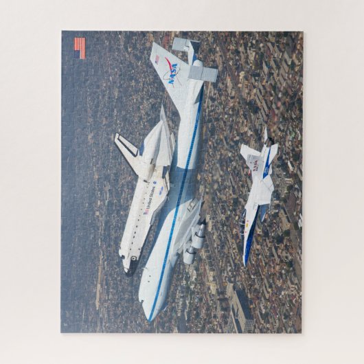 747 SPACE SHUTTLE CARRIER VLIEGTUIG (16x20 inch) Legpuzzel (Verticaal)