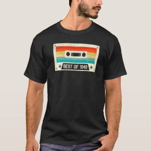 74 jaar oud Cassettebandje beste van 1948 74t T-shirt