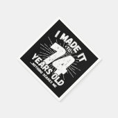 74 Jaar Oud Sarcastisch Meme Grappige 74e Verjaard Servet (Hoek)