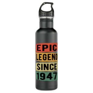 74 jaar oude dag 1947 epic Legend 75th Birthday Waterfles