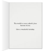 74e anniversaire de marguerites violettes (Intérieur (Droit))