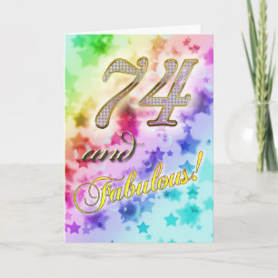 74e anniversaire Invitation