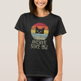 74e verjaardag Geweldige sinds 1948 74 jaar oud T-shirt