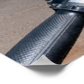 750B-2-motorfiets met zijspan Poster (Hoek)