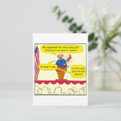 751 geef me een kans op politieke cartoon briefkaart (Staand voorkant)