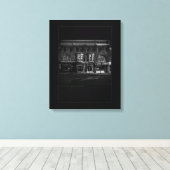 758 - 766 Koningin St E 3 met grens Canvas Afdruk (Insitu (Houten vloer))