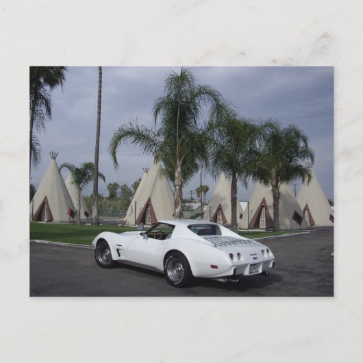 75 Corvette Briefkaart (Voorkant)