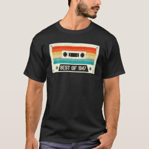 75 jaar oud Cassettebandje beste van 1947 75 ton T-shirt