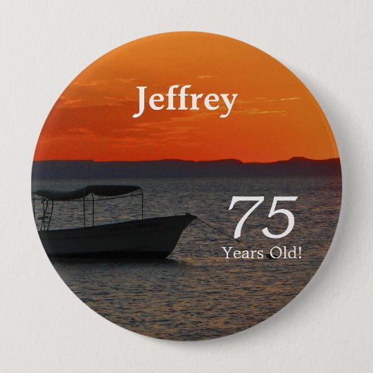75 jaar oud, Gevist Button (Voorkant)