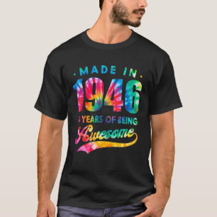75 jaar oude 75e verjaardag 1946 Geweldige kleurst T-shirt