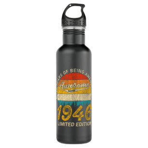 75 jaar oude dag 1946 Geweldige sinds 75 september Waterfles