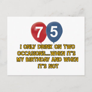 75 jaar oude design briefkaart