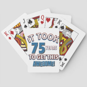 75 jaar oude design speelkaarten