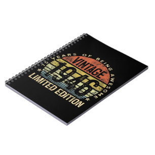 75 jaar oude geschenken 1946 Birthday Notitieboek
