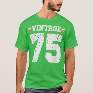 75 jaar oude Happy 75th Birthday Fun Sport T-shirt