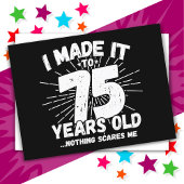 75 Jaar Oude Sarcastische Meme Leuk 75ste Verjaard Briefkaart