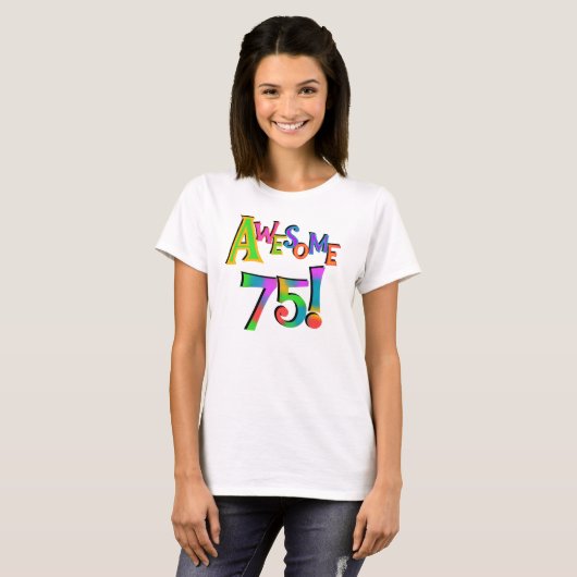 75 T-shirts et cadeaux impressionnants (Devant entier)