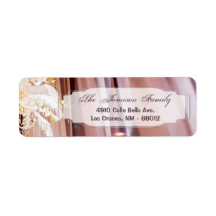 .75"x2.25" het Centrum van de Veer van het Etiket